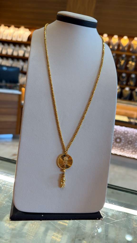 21K Gold Long Necklace - SW32865